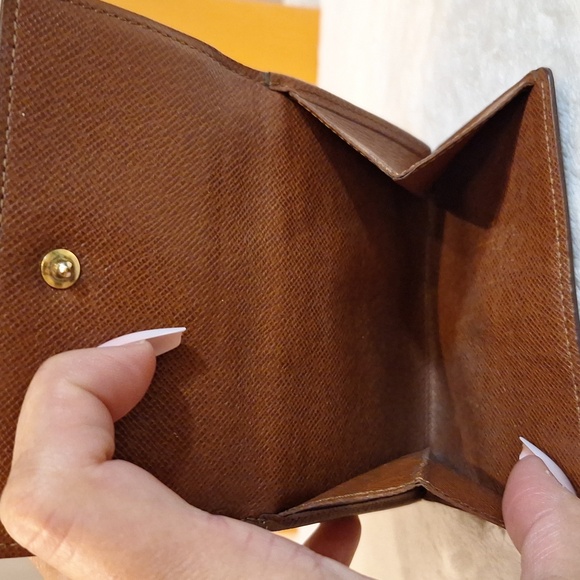 EUC Louis Vuitton Porte Monnaie Bier Cartes Double Flap - Picture 14 of 15